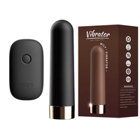 Mini vibromasseur à balles rechargeable par USB, équipé d'une télécommande sans fil, 10 modes, 100% étanche, vibromasseur pour point G