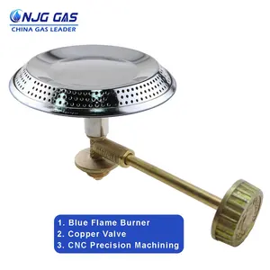 CNJG Africa Popular Orgac LPG Small Stainless Steel Gas Burners Stove Portable Single Camping Stove For 6KG Cylinder