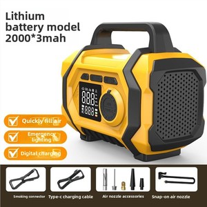 All-in-One công suất lớn 10A đỉnh hiện tại ngân hàng điện xe khẩn cấp nhảy khởi động lửa khởi động màn hình kỹ thuật số 80W Đầu Ra Màu Vàng - Product Image 6