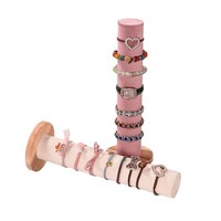 Support de présentation de bijoux en velours pour la vente en gros, présentoir de rangement pour bracelets, montres et outils de bijouterie pour magasin