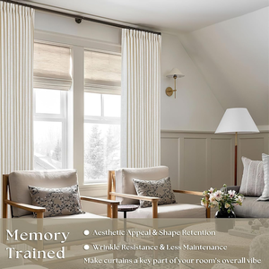 Rideaux en lin mélangé <span class=keywords><strong>beige</strong></span> - L'élégance tissée dans chaque fil - Product Image 3