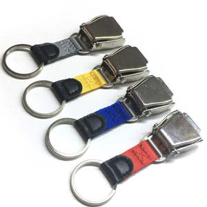 Zinc Alloy Airline <b>Safety</b> Buckle <b>Keychain</b> Seatbelt Buckle Aircraft Gifts Strap <b>Keychain</b> - Product Image 1