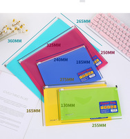 Carpeta de archivos portátil de PVC, bolsa de almacenamiento de documentos, suministros de papelería para oficina, B4/A4/A5/B6/DL