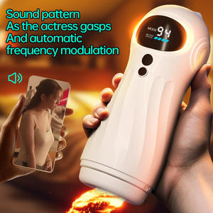 Masturbatore <span class=keywords><strong>Maschile</strong></span> Controllato da App, Giocattolo Vibrante con Suzione Automatica per Masturbazione <span class=keywords><strong>Maschile</strong></span> - Product Image 3