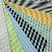 Tissu à bulles extensible froissé confortable SPH Super Yarn 100% en fibre de polyester avec carreaux à carreaux