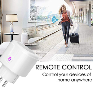 Enchufe Inteligente WiFi Tuya 16A, Adaptador con Control Remoto por Voz, Monitor de Energía, Enchufe EU/US, Diseño Abatible, Compatible con Alexa, Google Home y Alice - Product Image 6