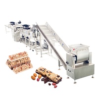 Machine automatique de fabrication de barres céréalières, machine de fabrication de barres protéinées, machine de fabrication de barres de sésame, ligne de production de nougat aux cacahuètes