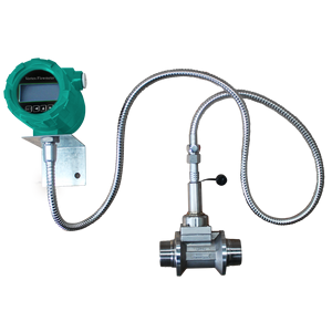 <span class=keywords><strong>Vortex</strong></span> pengukur aliran turbin Digital baja tahan karat 4 ~ 20 Ma ukuran LCD Gas udara uap cairan mendukung OEM - Product Image 1