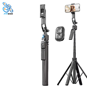 Nhà máy cung cấp máy ảnh gắn kết với giao diện 1/4 với gậy tự sướng rộng thanh hợp kim nhôm ai theo dõi mặt để chụp ngoài trời - Product Image 1