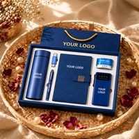 Coffret Cadeau d'Entreprise - Coffret Cadeau d'Affaires Luxueux avec Clé USB, Thermos, Stylo et Carnet