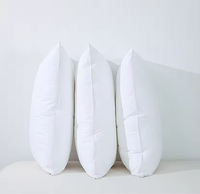 Oreillers de lit en coton 100% et fibres de polyester 100%, plumes naturelles, taille double, queen, king, 50*70cm