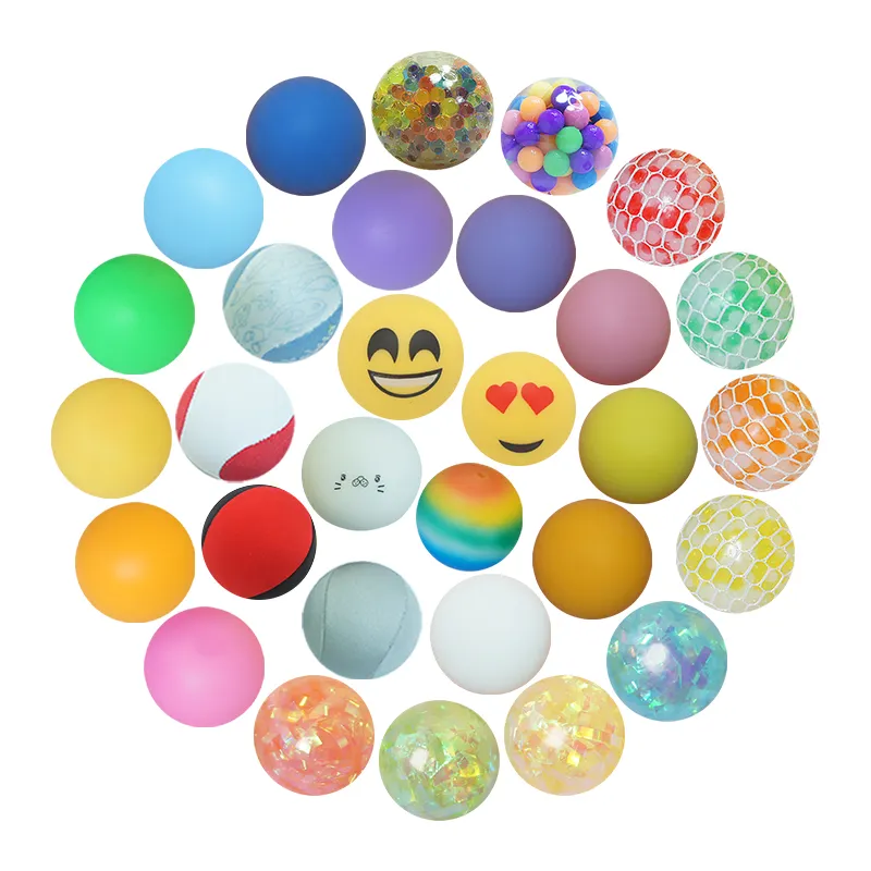Großhandel Hochwertige Dekompression kugel Silikon kautschuk Hüpfball TPR Stress abbau Spielzeug für Erwachsene