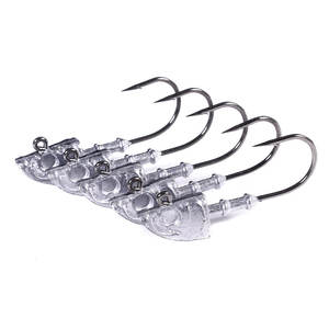 5G 7G 9g 14g 21g 28G 36G 55g 75g 150g Swimbait Flats Jig Head cebo cabeza giratoria anzuelo de pesca realista anzuelos - Product Image 1