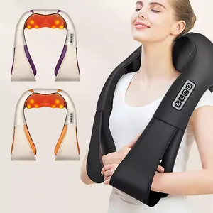 मांसपेशियों में दर्द राहत के लिए गर्मी शियात्सु कंधे के साथ स्मार्ट इलेक्ट्रिक बैक और गर्दन मालिश