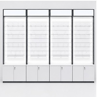 Exhibidor de Teléfonos Móviles Personalizado, Panel LED de Pared con Ganchos, Caja de Luz, Gabinete de Almacenamiento con Cerradura, para Tiendas Minoristas, Fabricante OEM ODM