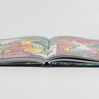 Services d'impression de livres personnalisés Livre imprimé à couverture rigide OEM Bon marché Pleine couleur Impression de livres photo à couverture rigide avec estampage sur feuille