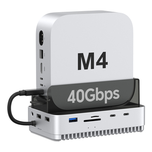 <strong>Mac</strong> <strong>Mini</strong> Docking Station Aluminum Alloy 40Gbps NVME SSD HUB OEM <strong>MAC</strong> <strong>Accessories</strong> Supplier in Stock - Product Image 1