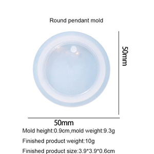 21 sortes <span class=keywords><strong>Mini</strong></span> mignon dessin animé unique étoile hexagone coeur rond Silicone <span class=keywords><strong>moule</strong></span> bricolage artisanat porte-clés pendentif résine <span class=keywords><strong>moule</strong></span> bijoux faits à la main - Product Image 6