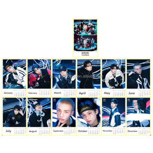 Calendario de grupo de ídolos de Kpop coreano 2026, álbum creativo de escritorio, calendario de Año Nuevo, preventa disponible, bienvenido a su pedido - Product Image 6