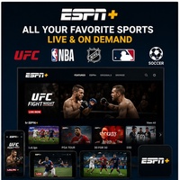 Suscripción Oficial a Espn Plus por 1 Mes, Cuenta Premium de Espn para Estados Unidos