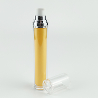 Flacon pompe à lotion en acrylique vide de 20 ml, mini conteneur cosmétique pour soins de la peau, idéal pour les voyages