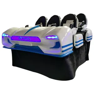 9d Theater Dynamic Platform 6 People VR Home Theater The Latest 6 People Tank Shape Spaceship
