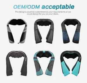 OEM & ODM Shiatsu Nackenmassage Schal-Massagegerät Luxus tragbares Nacken- und Schultermassagegerät mit Wärme