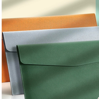 Carpeta de Archivos Personalizada Tamaño A4 de Cuero PU Resistente al Agua con Patrón de Bolsa Organizadora de Documentos Suave para Uso Escolar y de Oficina