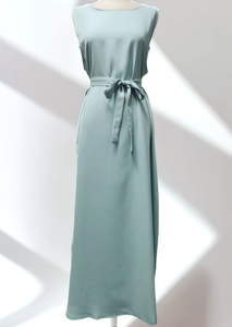 Vestido Largo <span class=keywords><strong>Maxi</strong></span> para Mujer Musulmana, Color Sólido, Sin Mangas, Estilo Chic, Abaya, Ropa de Alta Calidad, Vestidos Línea A, Venta al Por Mayor de Fábrica - Product Image 5