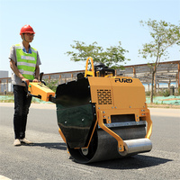 Mini-compacteur vibrant de 500 kg, à moteur diesel ou essence, autoporté, pour le compactage du sol et de l'asphalte, machine de construction