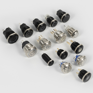 Interrupteur à bouton-poussoir verrouillable en aluminium 22 mm IP65 étanche 1NO avec verrouillage annulaire - Product Image 4
