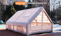 Tente de camping gonflable de luxe pour famille, 4 à 8 personnes, 12 portes doubles toutes saisons, espace super spacieux, installation rapide