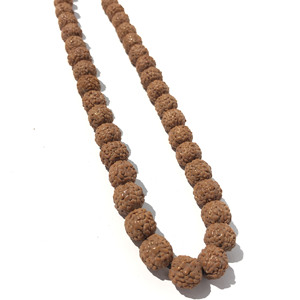 Trung Quốc Sản Xuất Lớn Rudraksha Ek Mukhi Cánh Hoa Lỏng Hạt Bằng Chuỗi Vòng Tay Cầu Nguyện Bồ Đề Hạt Tùy Chỉnh Rudraksha Mala 108 Hạt - Product Image 5
