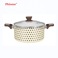 Nouveau produit 8 pièces Ustensiles de cuisine en aluminium pressé antiadhésif avec revêtement céramique Vente en gros de batteries de cuisine avec couvercle en verre