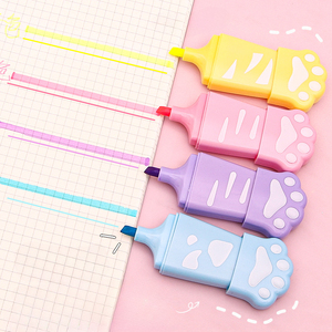 Kawaii văn phòng phẩm <span class=keywords><strong>Highlighter</strong></span> thiết lập sáng tạo Cat Claw Thiết kế mini Bút Đánh Dấu với màu sắc - Product Image 4