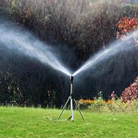 Arroseur automatique rotatif A-ONE RR-AQ71 en acier inoxydable pour l'irrigation des terres agricoles, des pelouses et des jardins, avec trépied