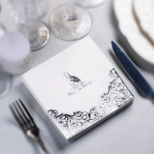 Kunden spezifische weiche Einweg-Bronzing Servietten & Servietten Hot Stamp ing Dinner Servietten Papier material - Product Image 4