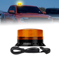 Feux de signalisation d'avertissement ambre à 36 LED, lumière de secours pour véhicule, fixation magnétique sur toit, clignotant rotatif.