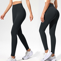 Leggings de sport longs et ultra-doux, sans coutures, taille haute, pour le yoga et le quotidien