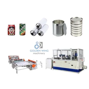 Machine de fabrication de canettes automatiques nouvelle conception Ligne de production d'équipement Machine à emballer pour la production de canettes aérosol