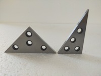 Blocs d'angle 30/60 degrés (2 pièces) pour machines-outils, blocs parallèles de tournage CNC, outil de mesure de précision, blocs de calibrage parallèles