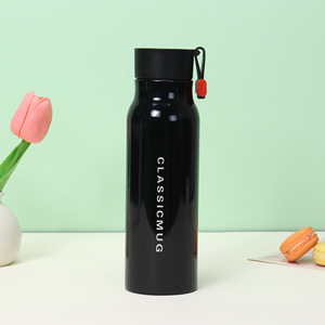 Modern Sports <b>Water</b> <b>Bottle</b> 304 Stainless Steel Insulated Vacuum Cup <b>Strap</b> Portable Hiking Camping Outdoor Large Capacity Vacuum - Product Image 4