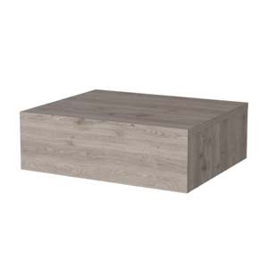 Light Gray Wall Mounted <b>Floating</b> <b>Nightstand</b> For Bedroom Storage Shelf - Product Image 3