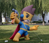 Personnage de dessin animé gonflable géant et animal pour événements publicitaires Type ballon