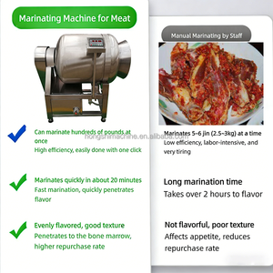 เครื่องนวดเนื้อสุญญากาศสแตนเลสขนาด 50 ลิตร-200 ลิตร พร้อมระบบหมักเกลือประสิทธิภาพสูงสำหรับการแปรรูปเนื้อ<span class=keywords><strong>หมู</strong></span>และไก่ทอด - Product Image 5
