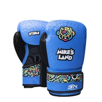 Gants de boxe BN pour enfants 6oz en cuir PU, protection des paumes pour l'entraînement MMA, équipement d'arts martiaux pour enfants