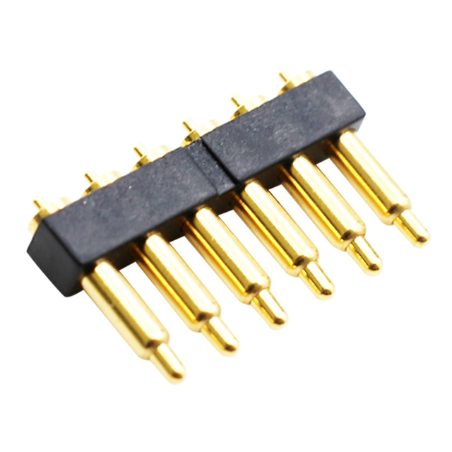 Wholesale Customization Gold Plated Charging Cable Pogo Pins High Speed 6-Pin PCB Compatible ROHS Certified