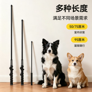 Bâton d'entraînement pour chien 50/75/95 cm, poignée givrée, équipement d'entraînement pour animaux de compagnie, intérieur/extérieur, pour chiens et chats - Product Image 1