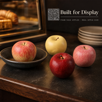Levensechte kunstmatige appels van schuim, diverse kleuren, real touch, voor etalagepresentatie in winkels, visuele merchandising, nepappels