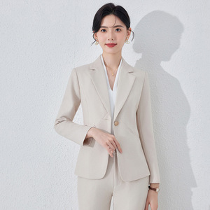 Women's Suit Set Polyester Full Sleeve Spring Office Lady Anti-Wrinkle Formal <b>Work</b> Wear - Product Image 2